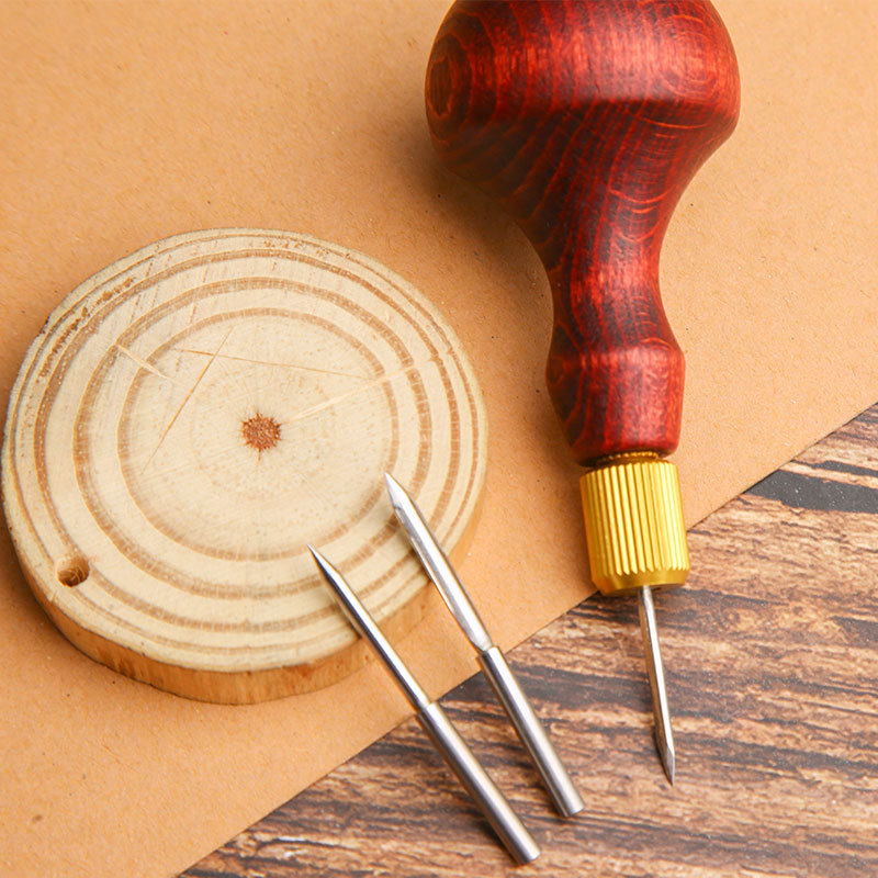 1Set DIY Leather Punch Awl Woo – обзор и цена Punch Needle Handle