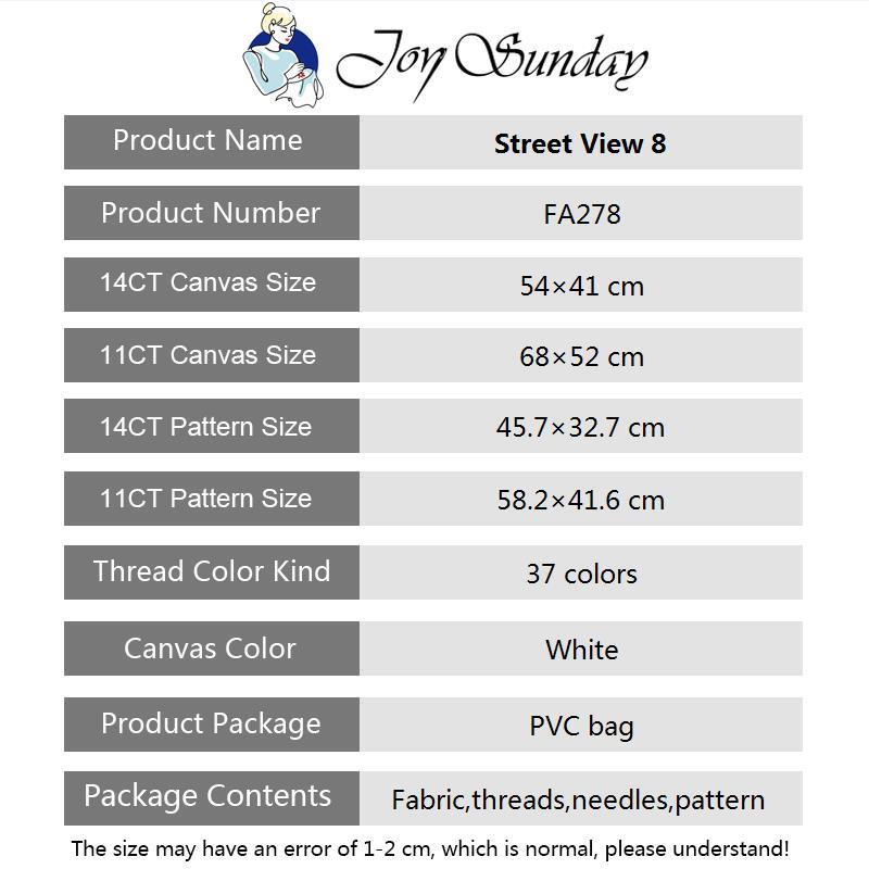 Street View Joy Sunday Cross S – обзор и цена Embroidery Tas