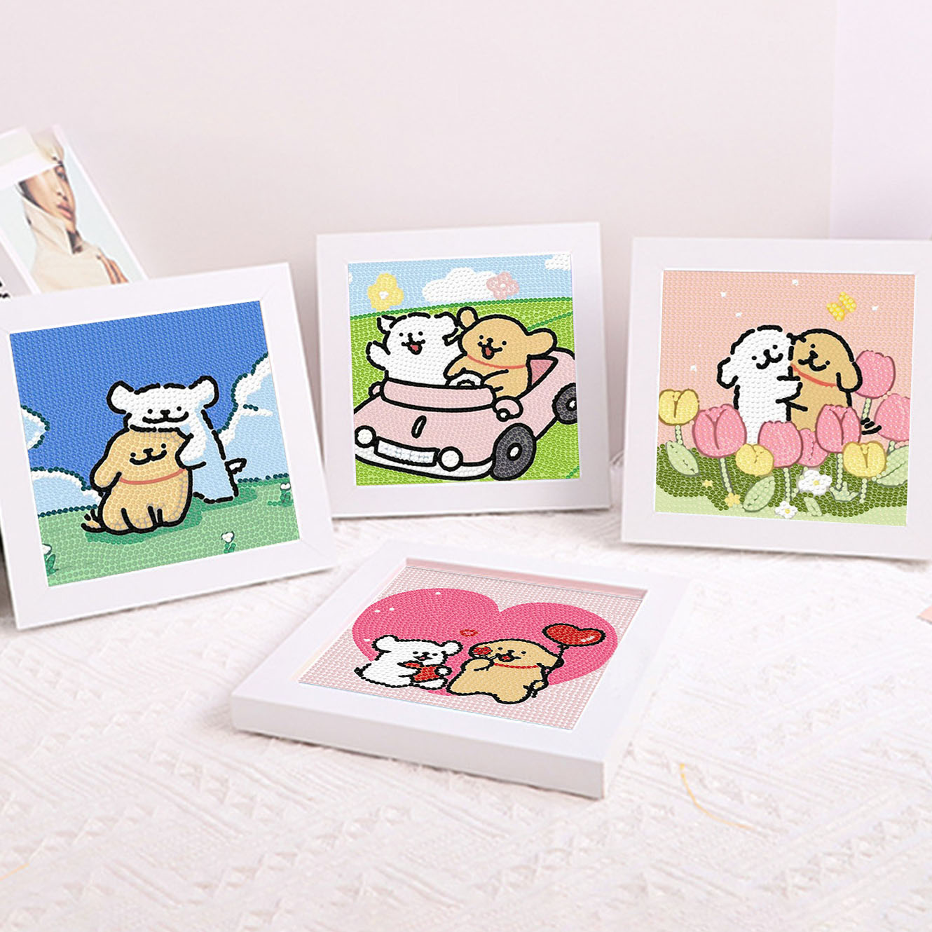 Cartoon Line Puppy Crystal Dia – обзор и цена Embroidery Ideas