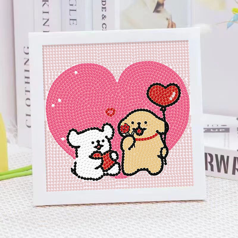Cartoon Line Puppy Crystal Dia – обзор и цена Embroidery Ideas