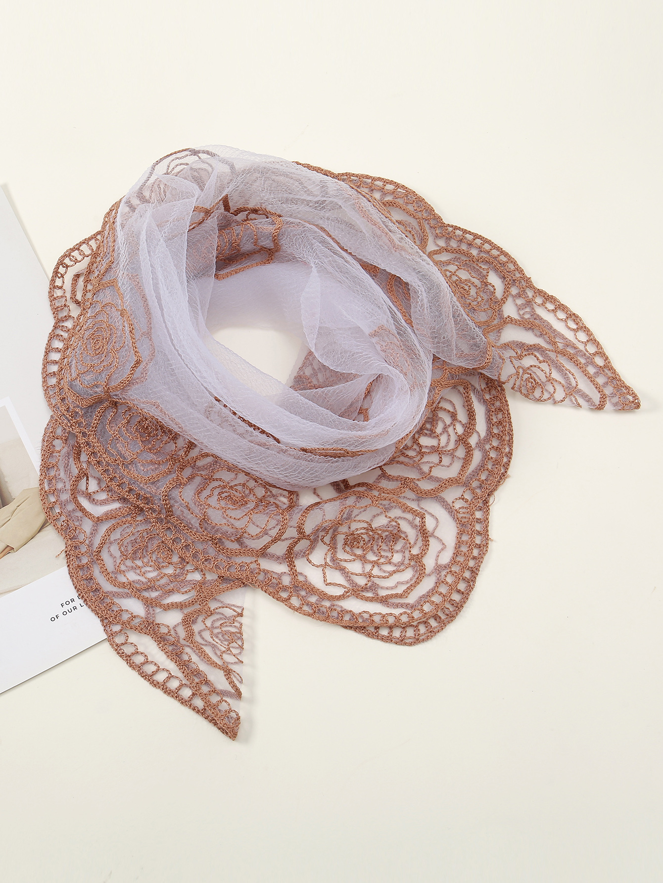 80*80cm Lace Square Bandanas S – обзор и цена Embroidery Hijab