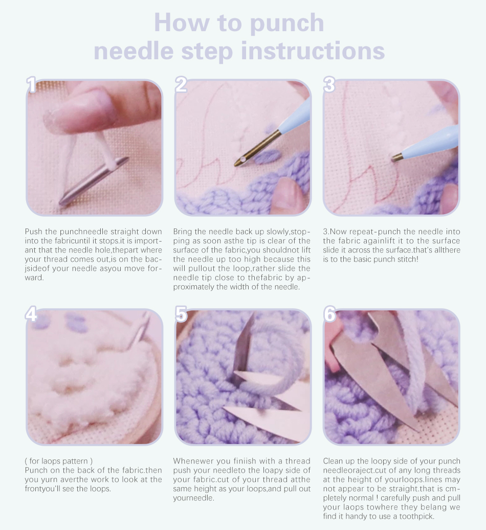GATYZTORY Punch Needle Embroid – обзор и цена Punch Needle Handle