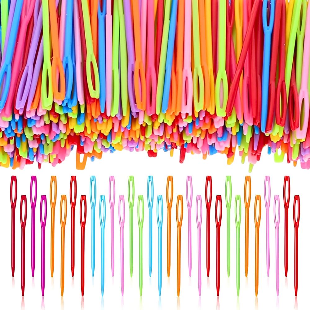 50/150pcs 7cm Random Blunt Tip – обзор и цена Embroidery Yarn