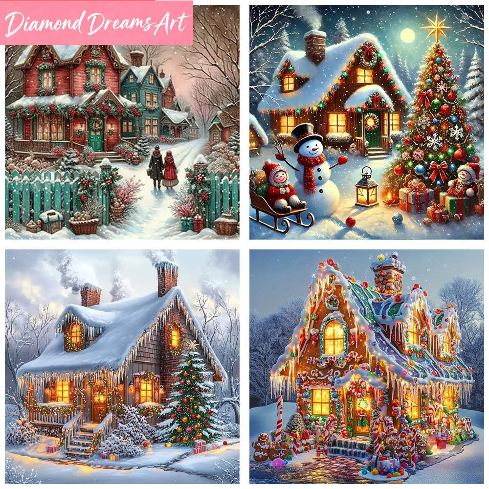 1pcs Diamond Painting Snowy Vi – обзор и цена Embroidery House