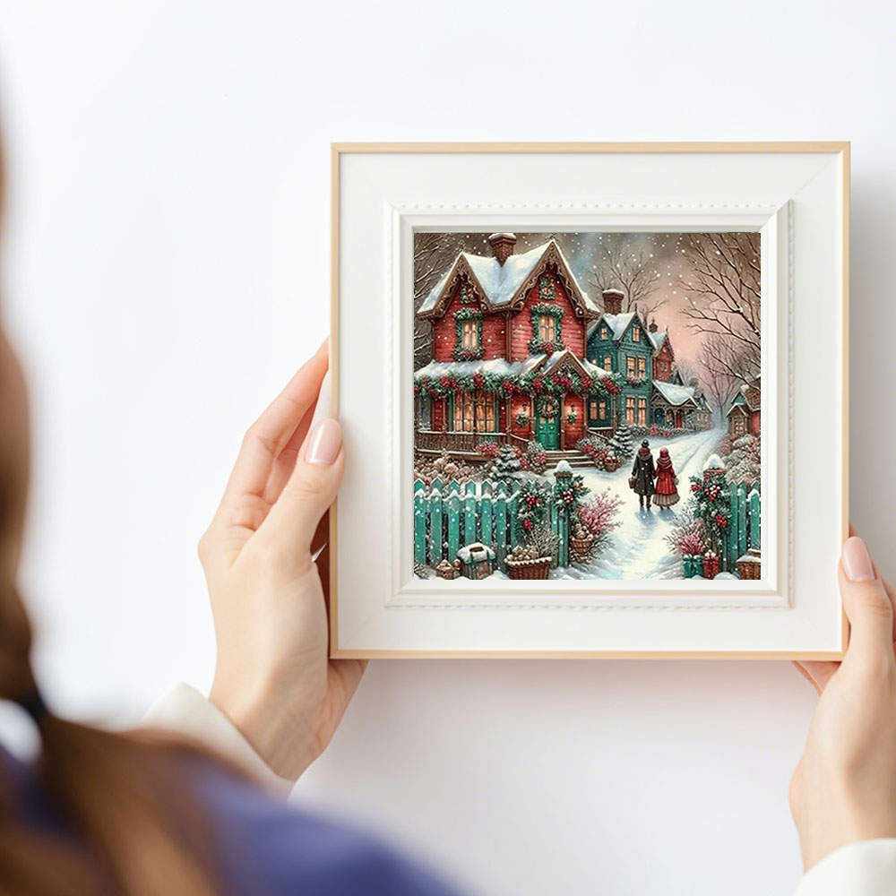 1pcs Diamond Painting Snowy Vi – обзор и цена Embroidery House
