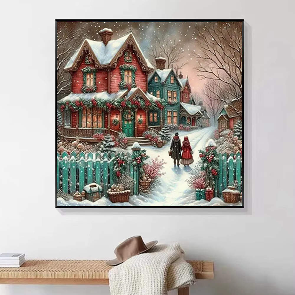 1pcs Diamond Painting Snowy Vi – обзор и цена Embroidery House