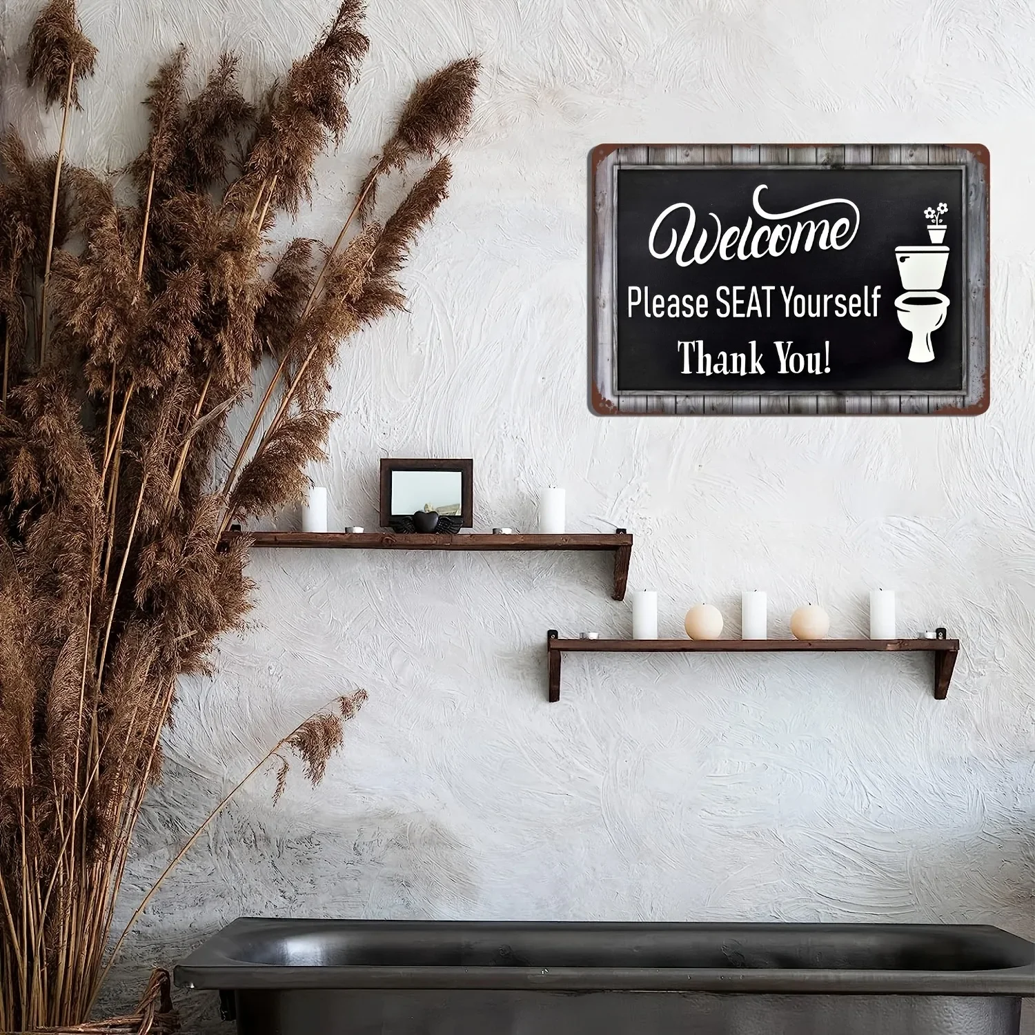 Funny Word Bathroom Decor Wari – обзор и цена Embroidery Water