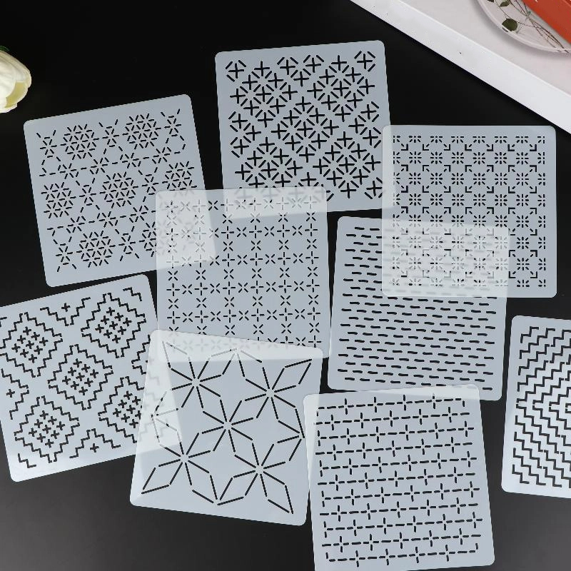 9/32Pcs Sashiko Embroidery Tem – обзор и цена Embroidery Tools
