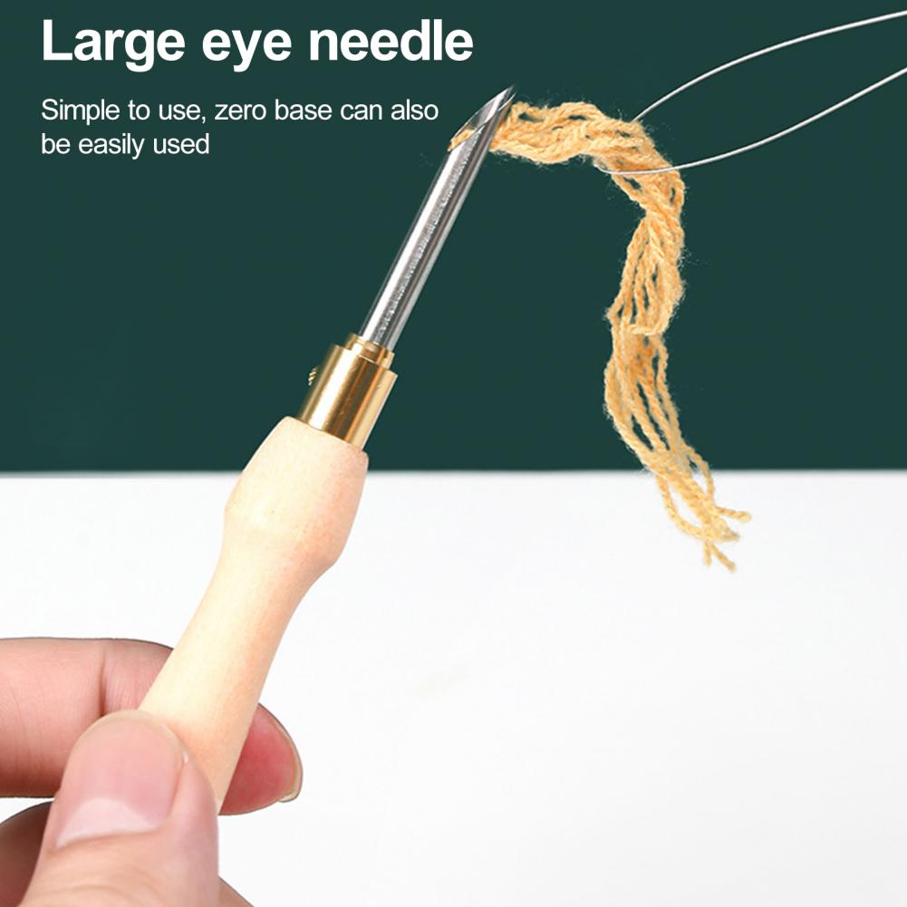 Embroidery Needle Wooden Handl – обзор и цена Punch Needle Handle