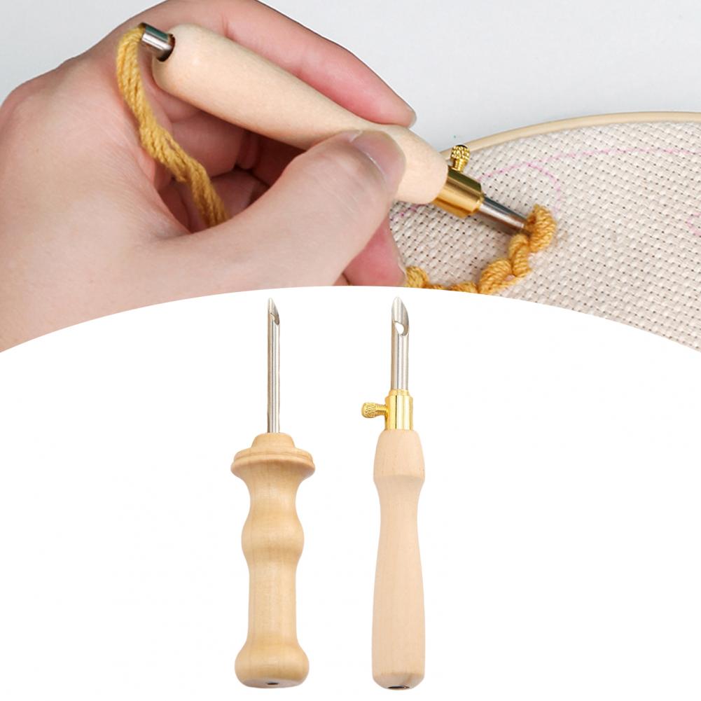 Embroidery Needle Wooden Handl – обзор и цена Punch Needle Handle