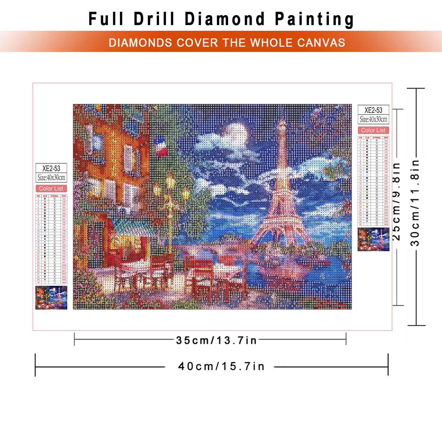 1pc frameless  diamond paintin – обзор и цена Embroidery House