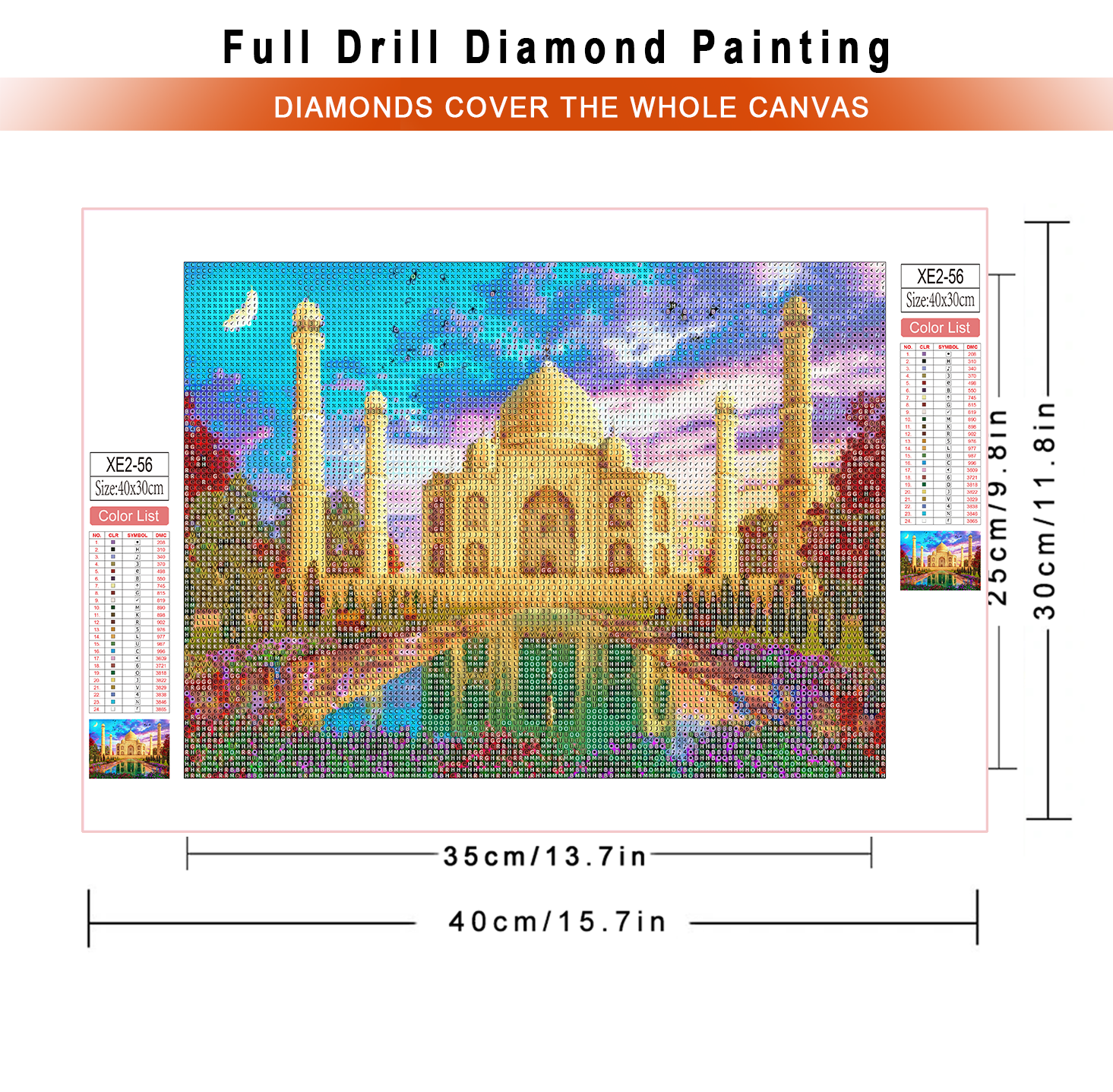1pc frameless  diamond paintin – обзор и цена Embroidery House