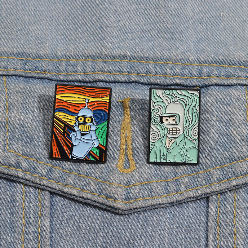 American Comedy Comics Enamel  – обзор и цена Embroidery House