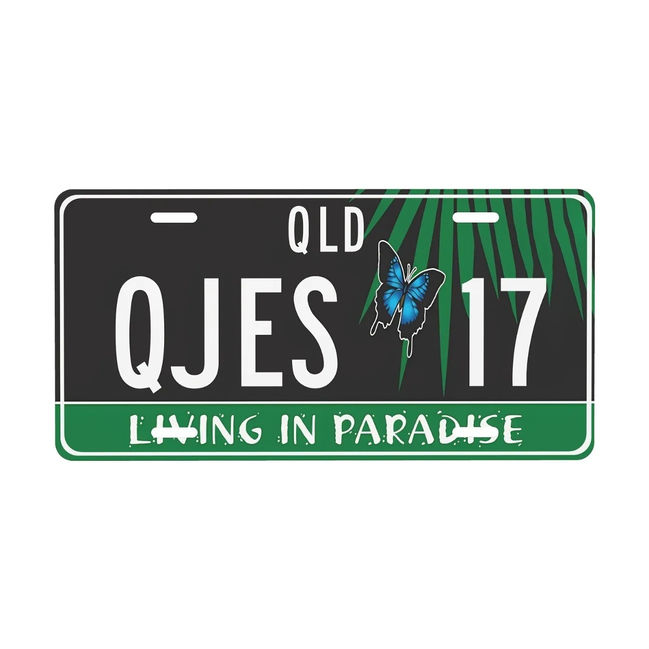 Custom Text Aluminum License P – обзор и цена Embroidery Water