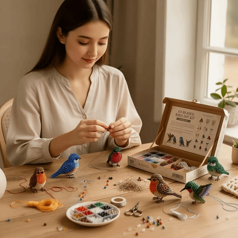 Handmade DIY Animal Bead Embro – обзор и цена Embroidery Kit Set