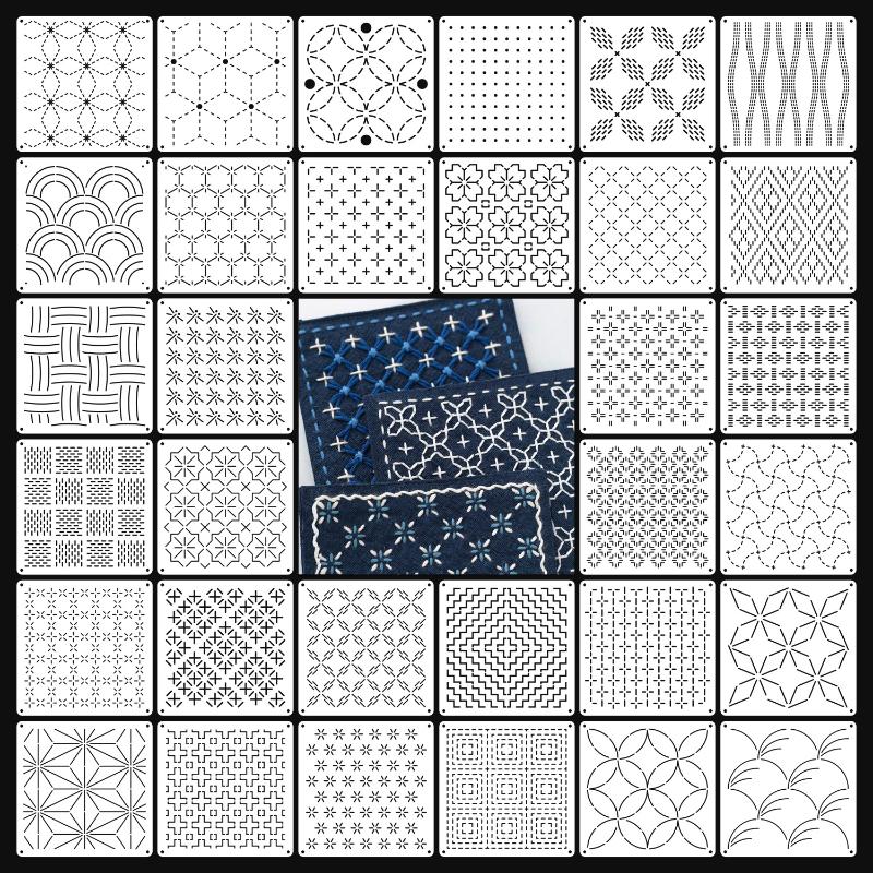 9/32Pcs Sashiko Embroidery Tem – обзор и цена Embroidery Tools