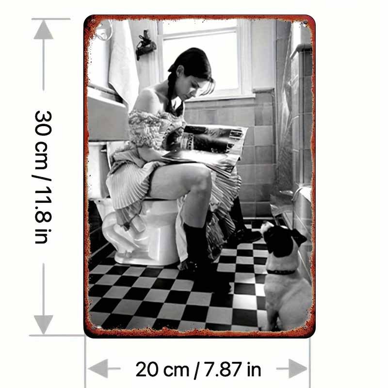 Funny Bathroom Metal Sign – Wo – обзор и цена Embroidery Water