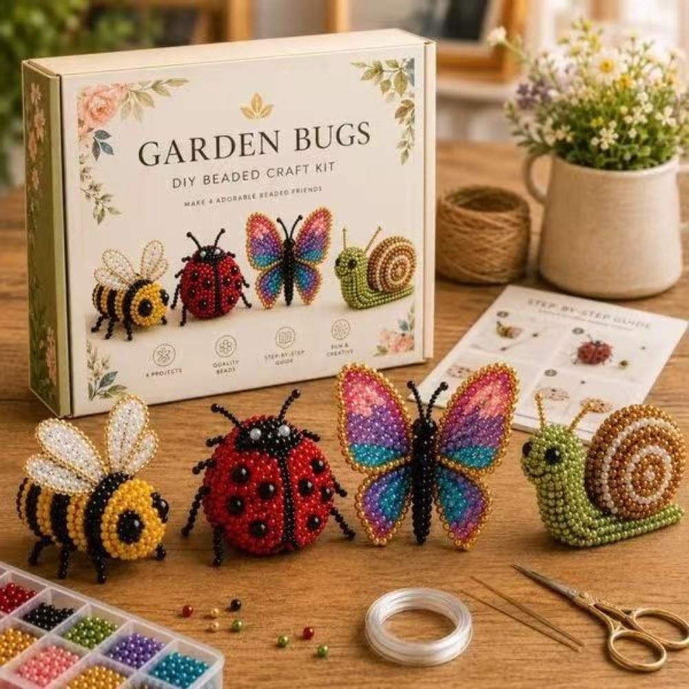Cute Handmade DIY Animal Bead  – обзор и цена Embroidery Kit Set