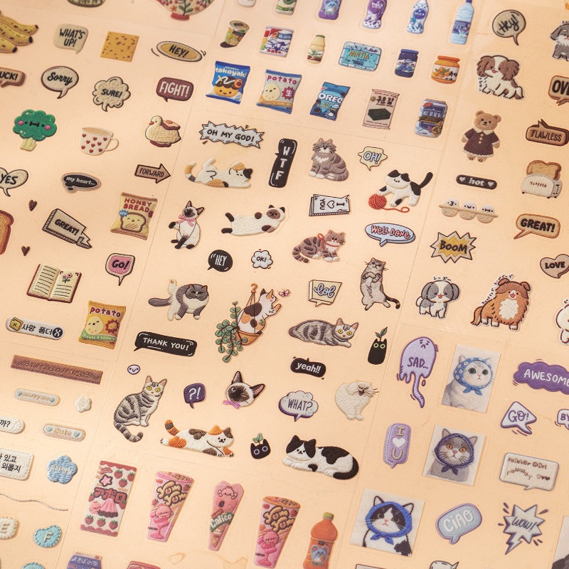 Simulated Embroidery Sticker B – обзор и цена Embroidery Journal Book