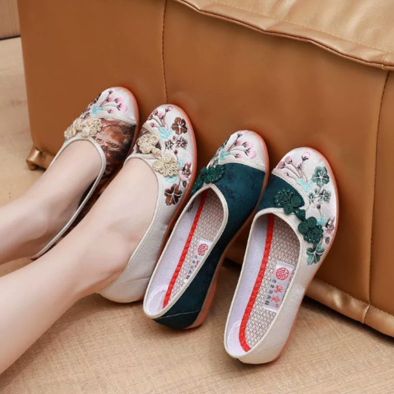 Retro Chinese Style Women Canv – обзор и цена Embroidery Shoes