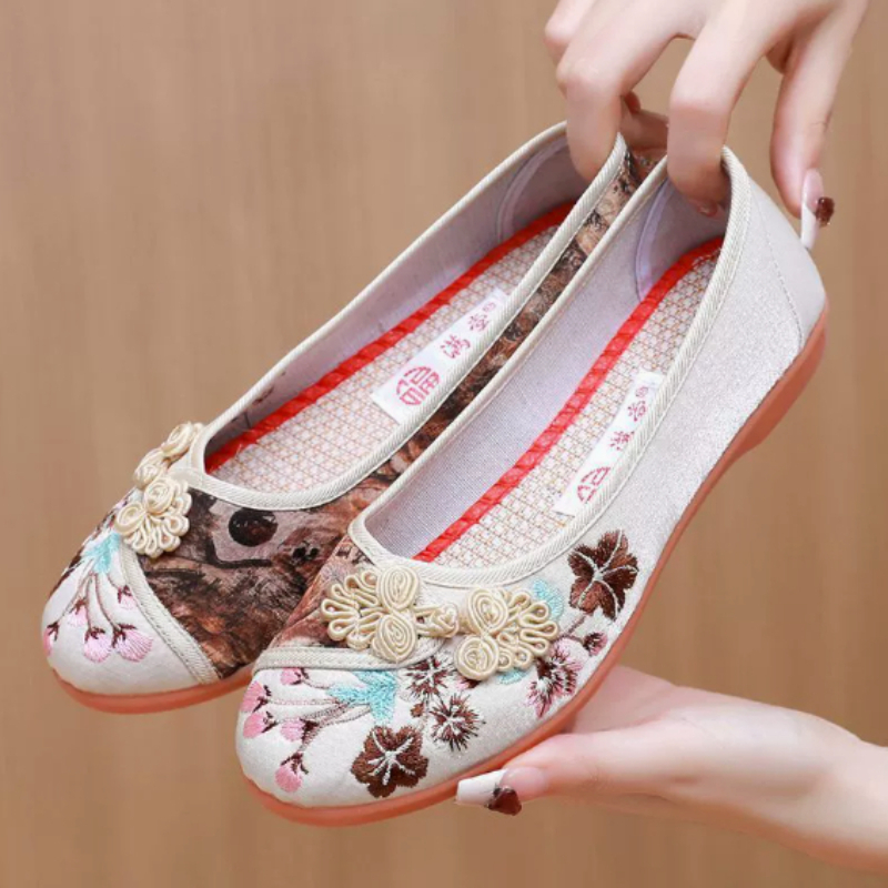 Retro Chinese Style Women Canv – обзор и цена Embroidery Shoes