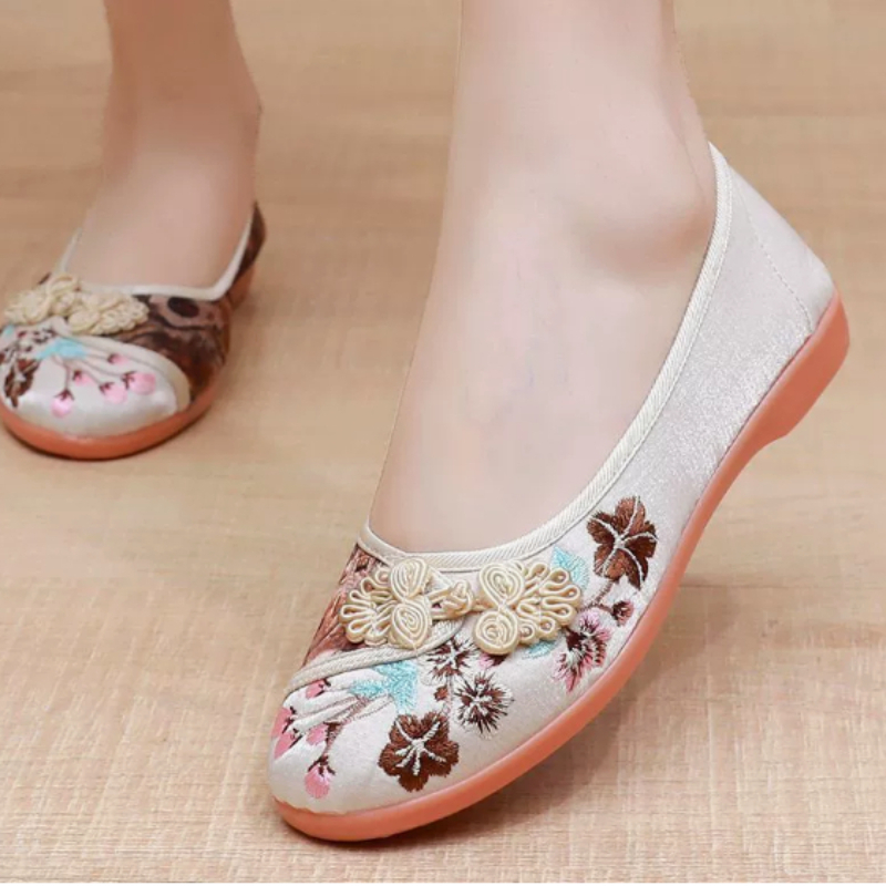 Retro Chinese Style Women Canv – обзор и цена Embroidery Shoes