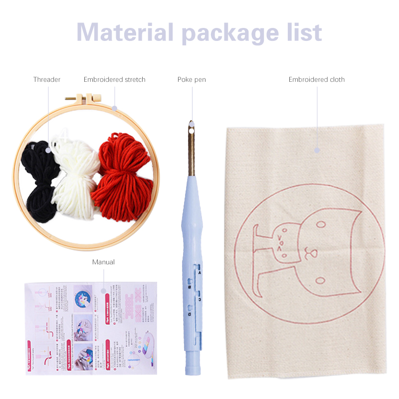 DIY Punch Needle Embroidery Ki – обзор и цена Punch Needle Handle