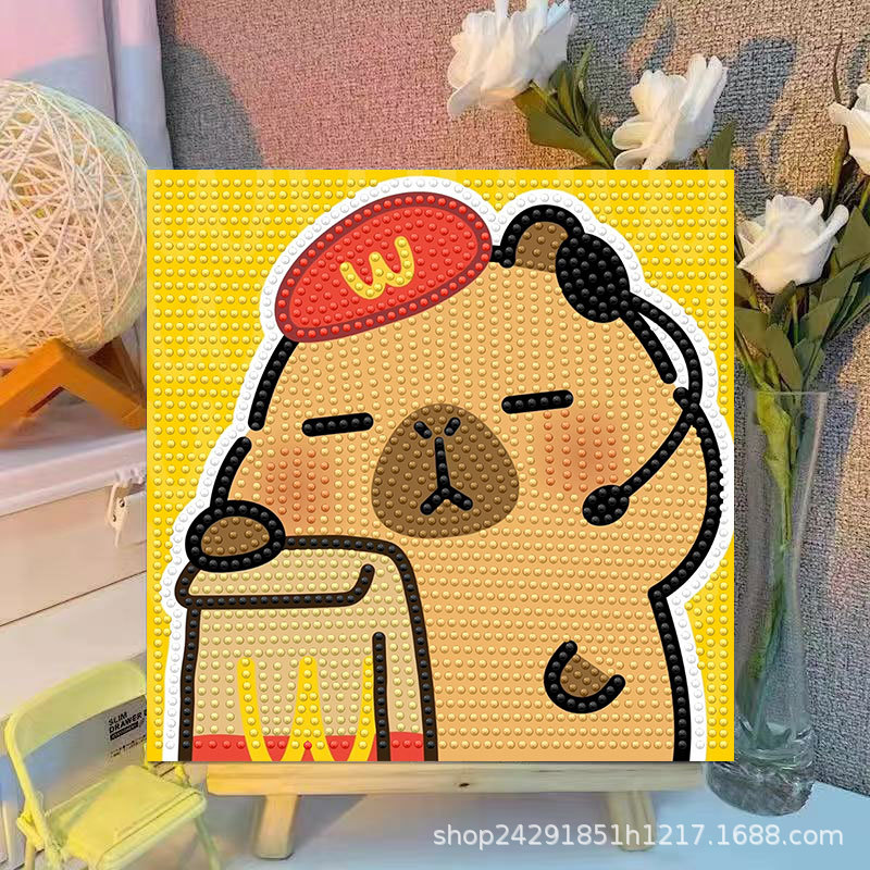 Cartoon Capibala Crystal Diamo – обзор и цена Embroidery Ideas