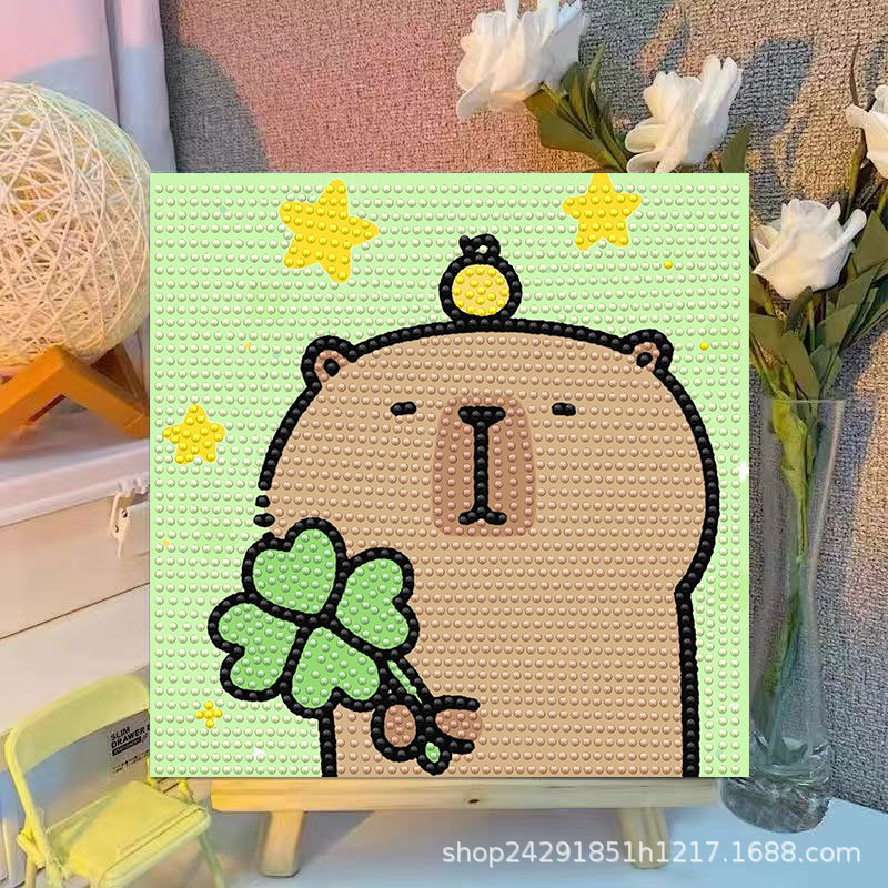 Cartoon Capibala Crystal Diamo – обзор и цена Embroidery Ideas