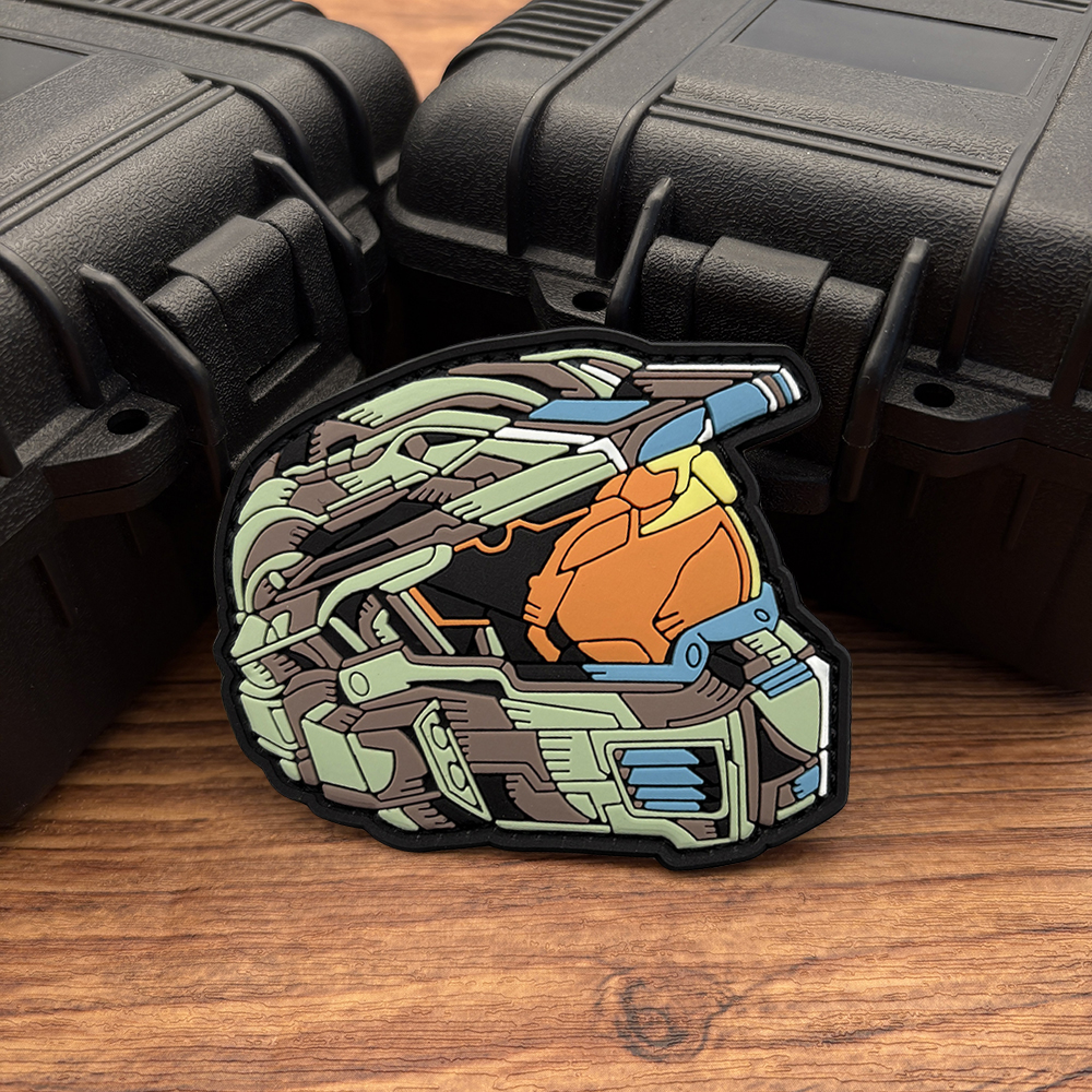 A Helmet-Wearing Pattern Pvc S – обзор и цена Embroidery Effect