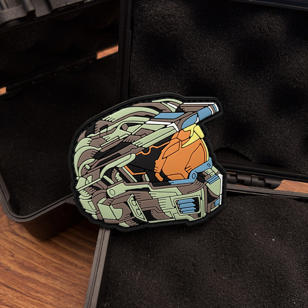 A Helmet-Wearing Pattern Pvc S – обзор и цена Embroidery Effect