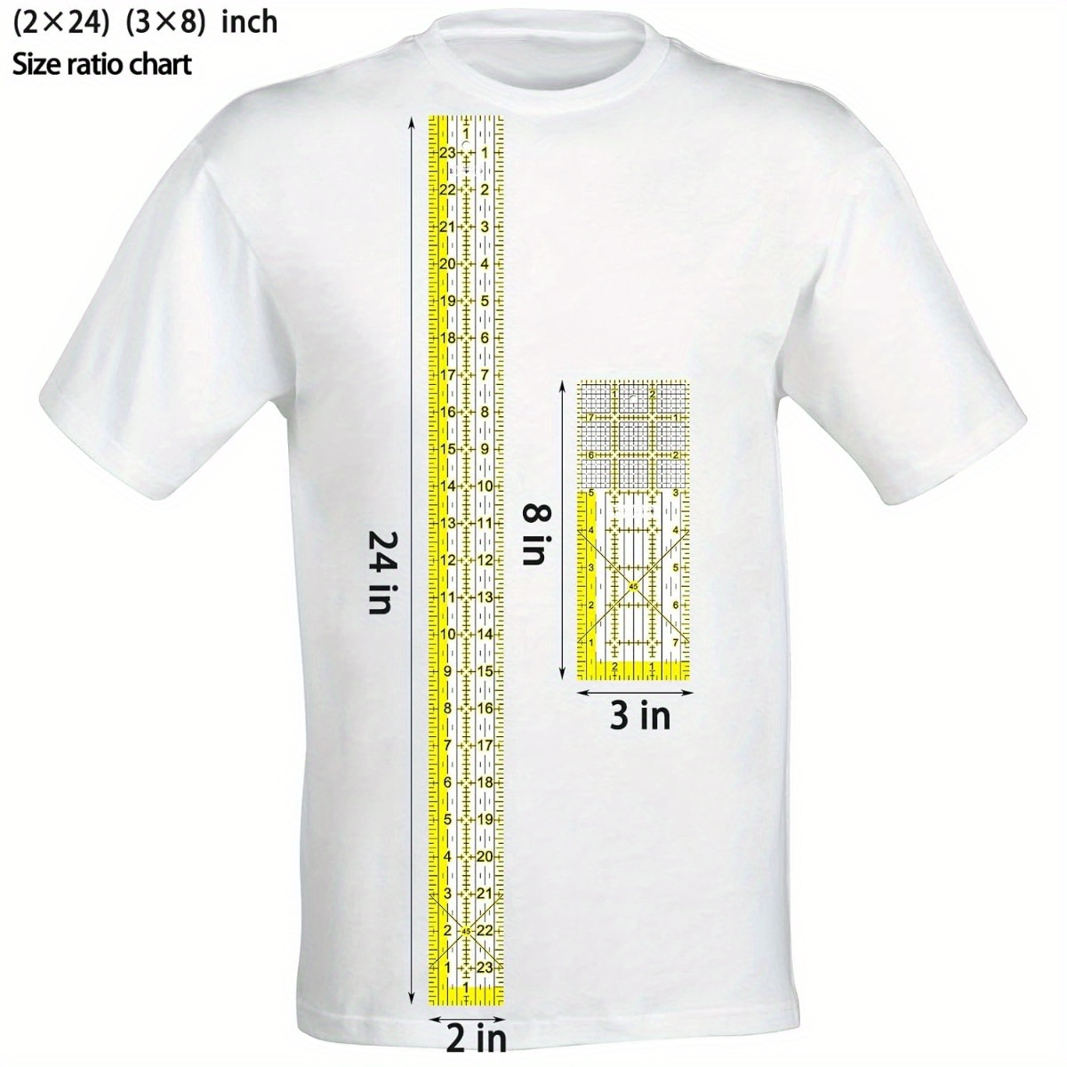 Acrylic Ruler 7 Piece Set, Non – обзор и цена Embroidery Zone