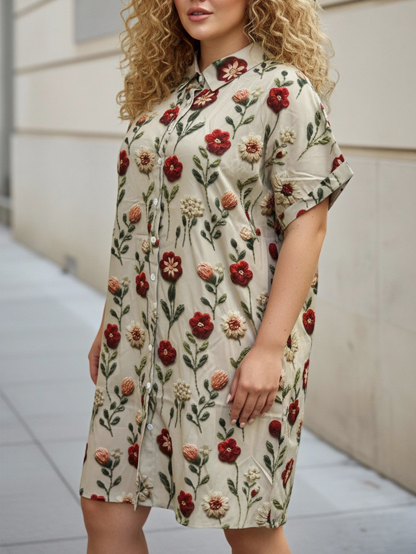 Plus Size Women's Longline Ove – обзор и цена Embroidery Ideas