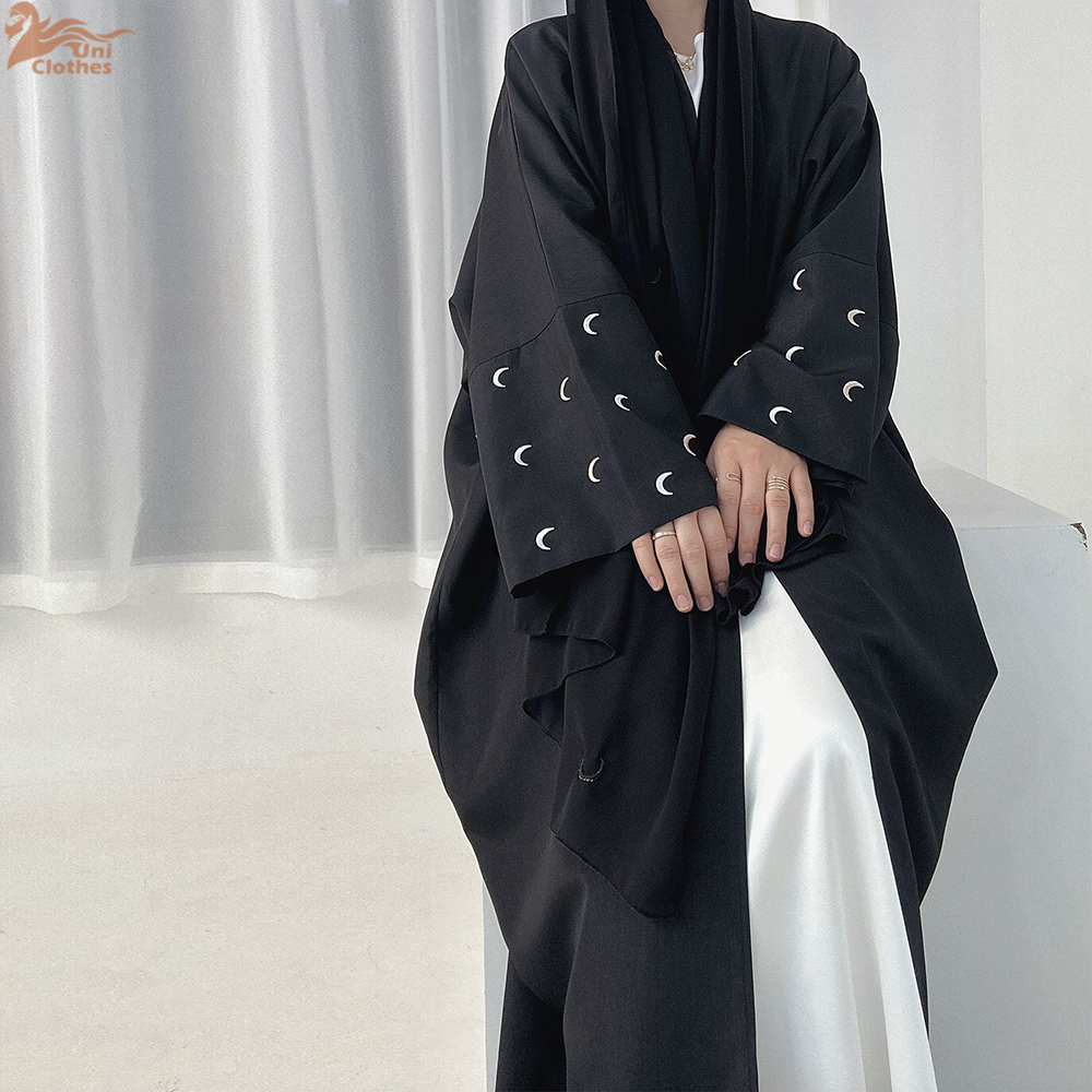 Uni Moon Embroidery Open Abaya – обзор и цена Embroidery Hijab