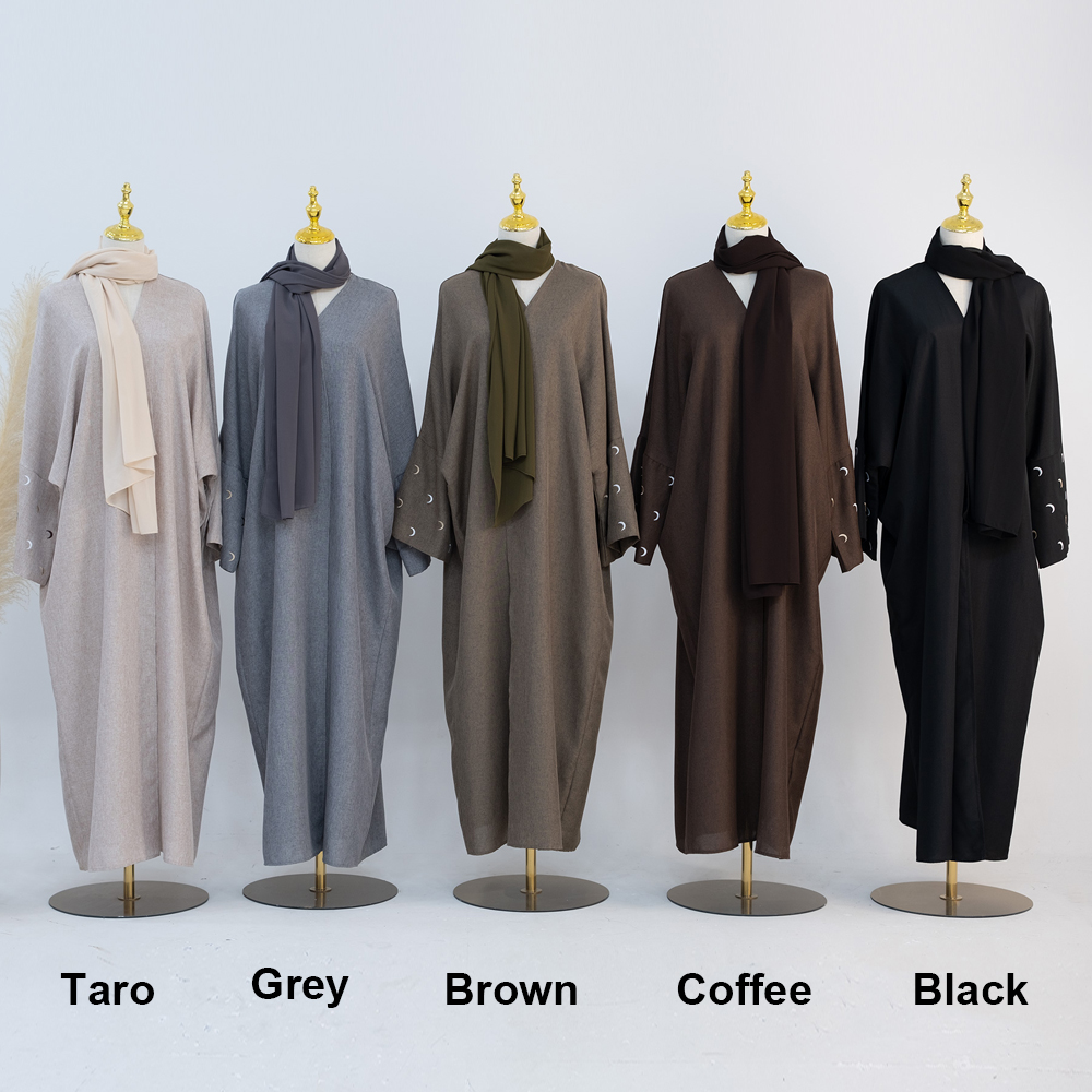 Uni Moon Embroidery Open Abaya – обзор и цена Embroidery Hijab