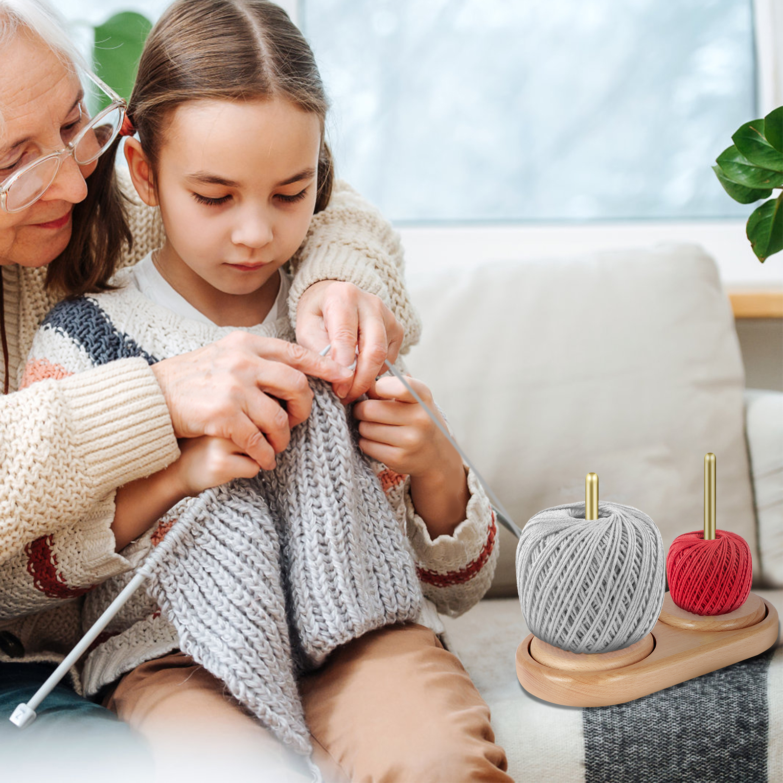 Yarn Ball Holder Rotatable Woo – обзор и цена Embroidery Yarn