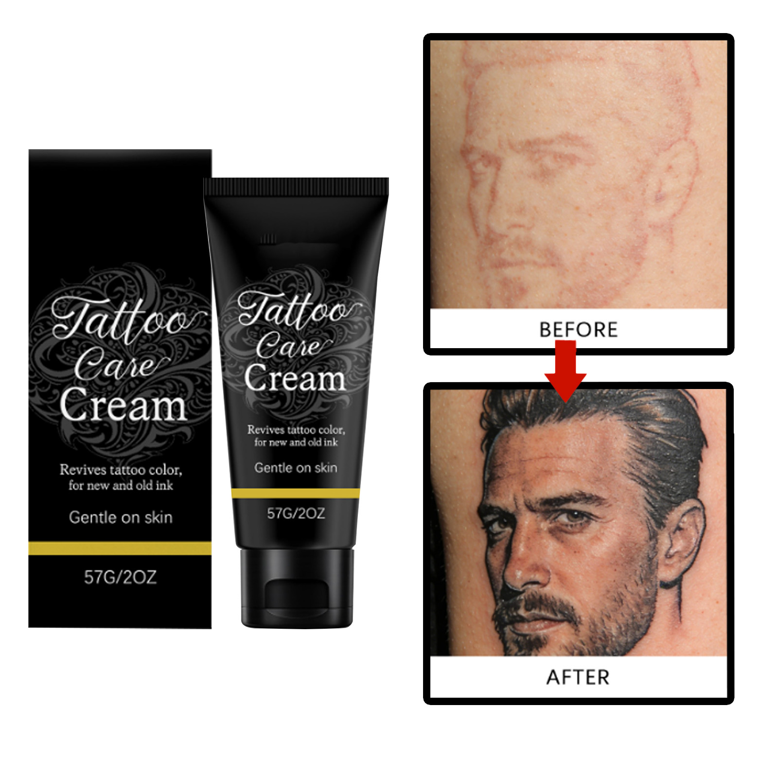 Tattoo Aftercare Cream，Color F – обзор и цена Embroidery Moisturizer
