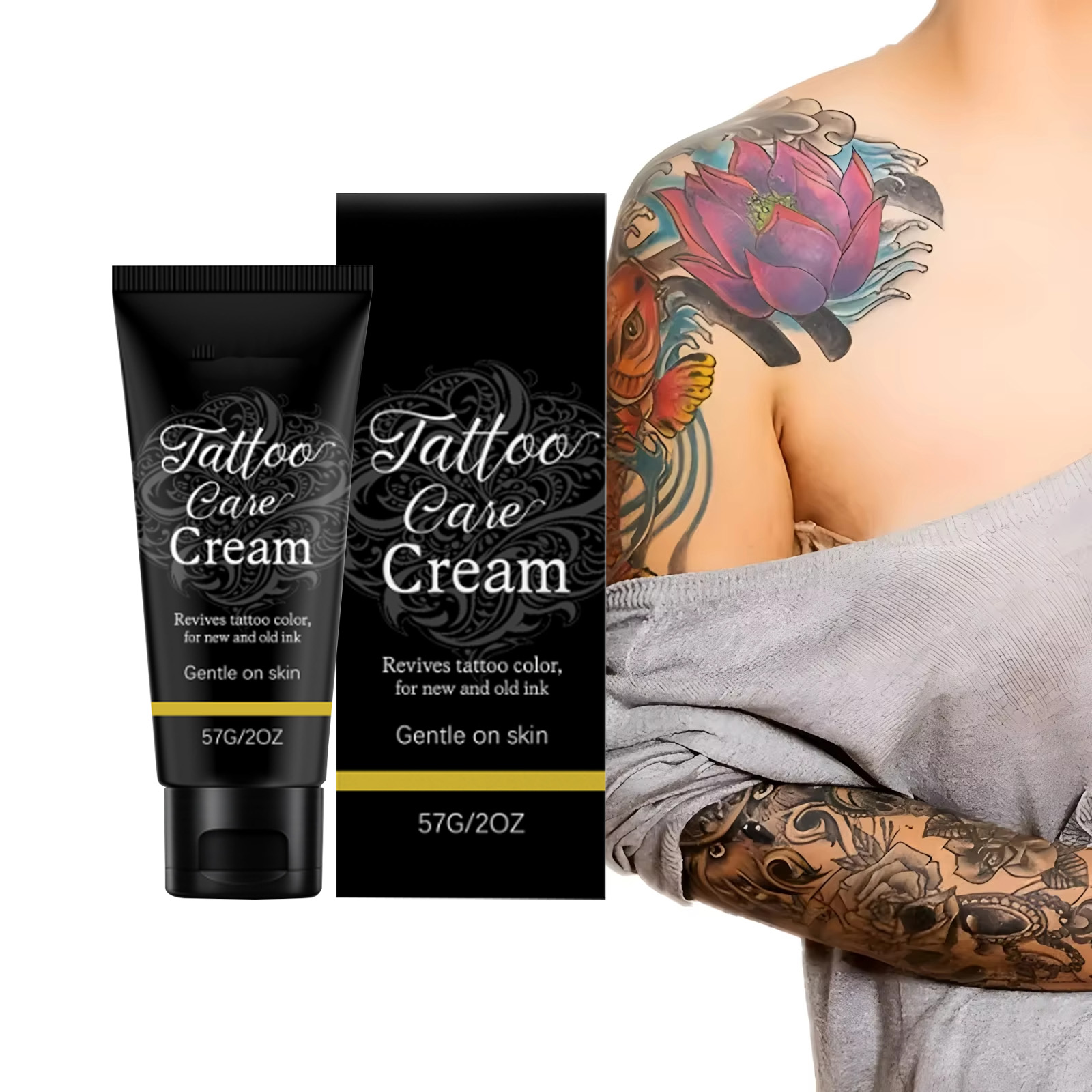 Tattoo Aftercare Cream，Color F – обзор и цена Embroidery Moisturizer