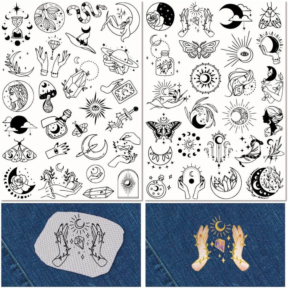 51Pcs Boho Moon Sun Water Solu – обзор и цена Embroidery Water