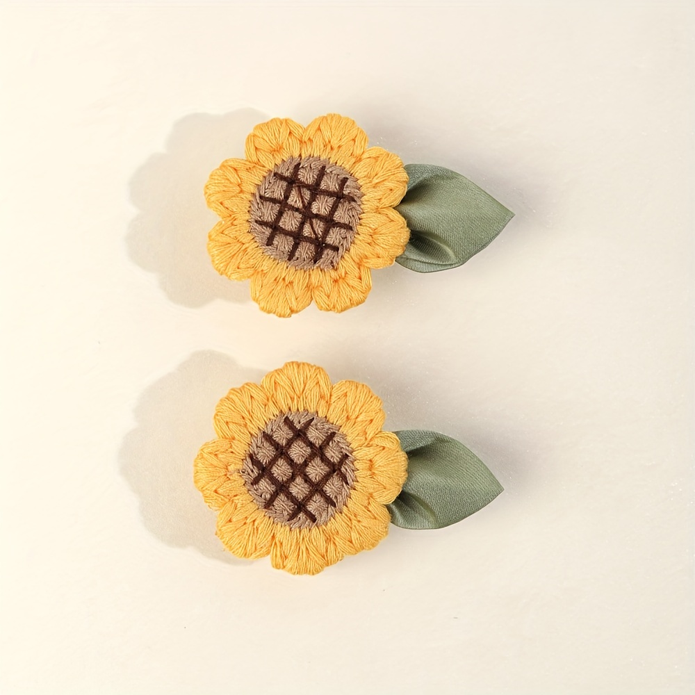 2pcs Girls Sunflower Hair Clip – обзор и цена Embroidery Kaftan